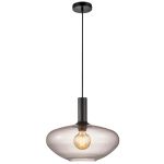 Nordlux Alton Luce Pendente Vetro Nero | Adatto per E27