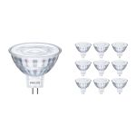 Confezione Multipack 10x Philips Corepro LED Faretti GU5.3 MR16 4.4W 345lm 36D - 827 Bianco Molto Caldo | Sostitutiva 35W