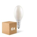 Confezione Multipack 6x Ledvance LED Bulbo HQL LED FIL V E27 38W 6000lm - 840 Bianco Freddo | Sostitutiva 125W