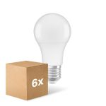 Confezione Multipack 6x Ledvance Classic LED E27 Pera Ghiaccio 10W 1055lm - 827 Bianco Molto Caldo | Dimmerabile - Sostitutiva 75W
