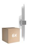 Confezione Multipack 6x Ledvance Downlight LED Slim Piazza SQ155 12W 1020lm 120D - 830 Luce Calda -  