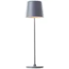 Brilliant Lampada Da Tavolo Kaami Metallo Plastica Grigio 2W 310lm - 830 Luce Calda -  | 100mm - IP44 - Esterni - Dimmerabile 