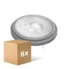 Confezione Multipack 6x Ledvance SUPERIOR Faretti LED Riflettore G53 AR111 7.4W 450lm 40D - 930 Luce Calda -  | Miglior Resa Cromatica - Dimmerabile - Sostitutiva 50W