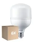 Confezione Multipack 6x Philips TrueForce Core LED E27 HPL/HPI/SON G3 Ghiaccio 30W 4000lm 180D - 840 Bianco Freddo | Sostitutiva 125W