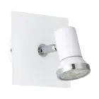 Eglo Luce Da Parete Tamara 1 Acciaio Bianca Cromo 2.8W 250lm - 830 Luce Calda -  | IP44 - Incl. 1x GU10