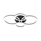 Eglo Luce da soffitto Parrapos-Z Acciaio Nero 6.5W 5800lm - 830-865 Regolabile Bianca | IP20 - Zigbee Dimmerabile