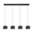Eglo Luce Pendente Hortunas Acciaio Nero 5.8W 690lm - 830 Luce Calda -  | IP20 - Dimmerabile 